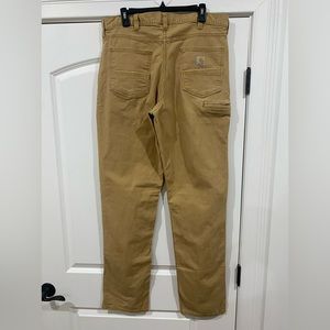Men’s Carhartt 36 x 36 canvas work pants with side pocket. Relaxed Fit